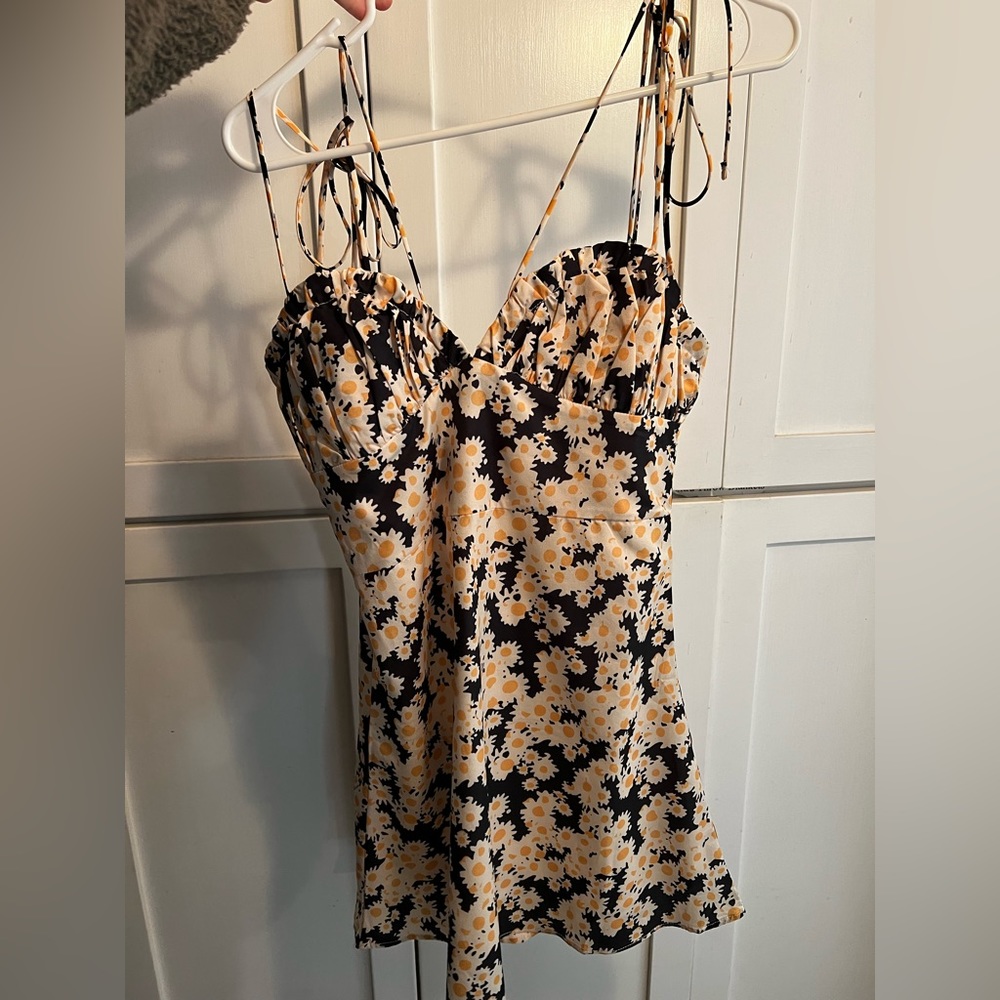 Floral mini dress